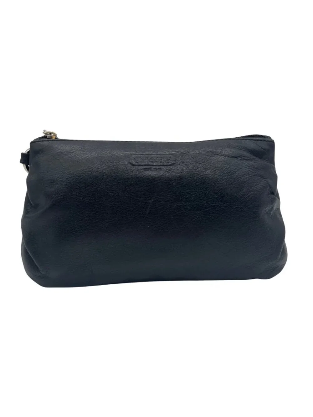 Coach Vintage Black Leather Wristlet